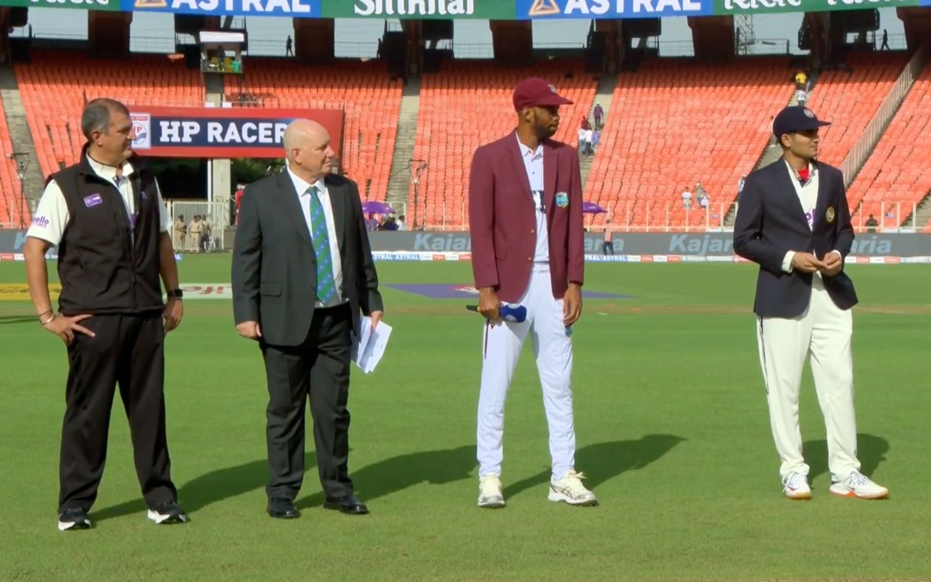 Not Shubman Gill, but Andy Pycroft gets the loudest cheer during toss for IND vs WI 1st Test